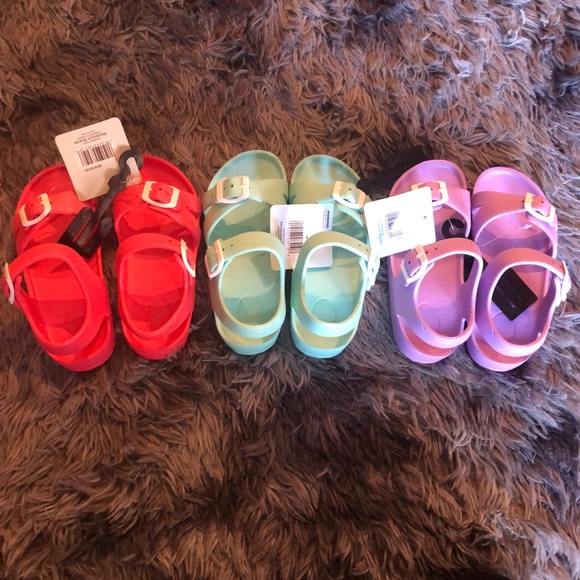Other - Girls pool sandals size 11/12 3 pack
